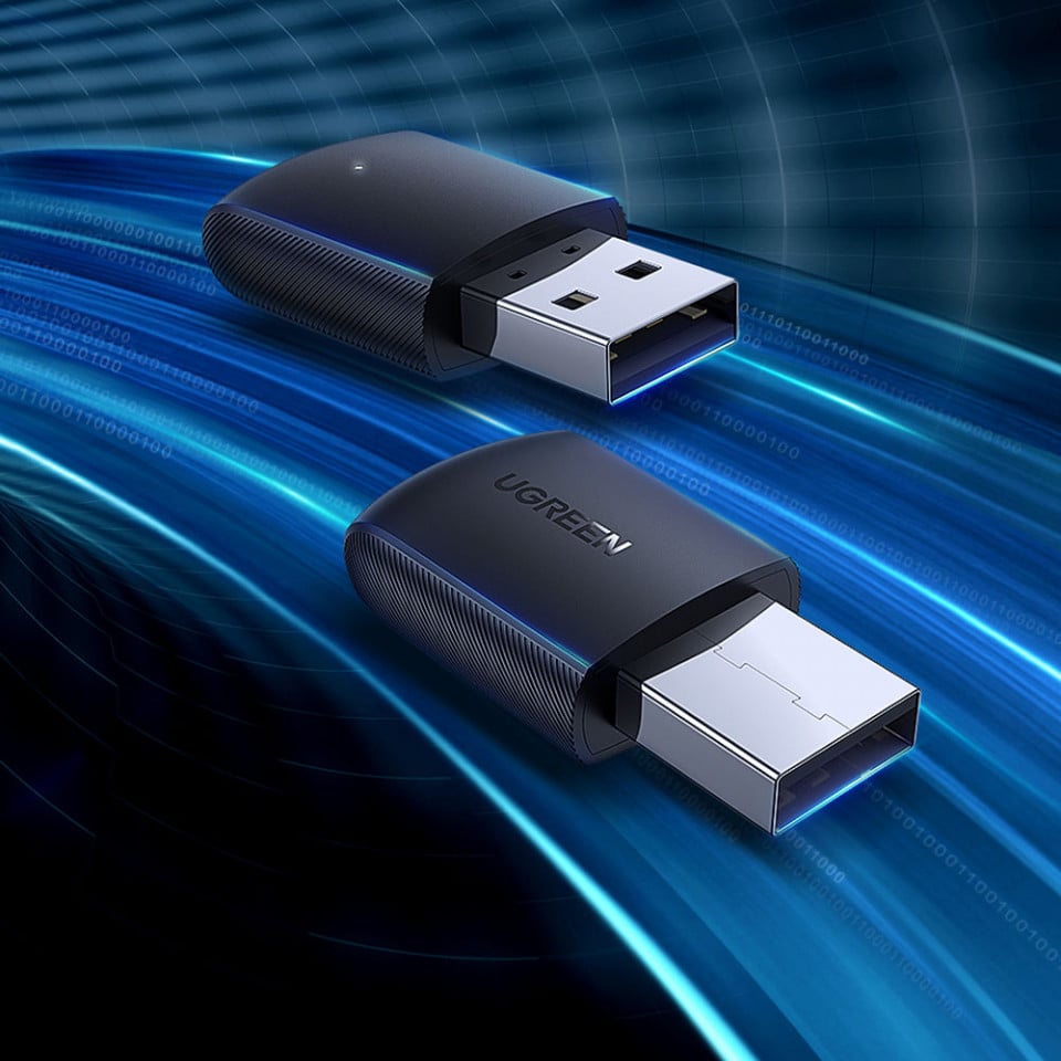 Bežični adapter UGREEN CM448, Dual Band, Crni