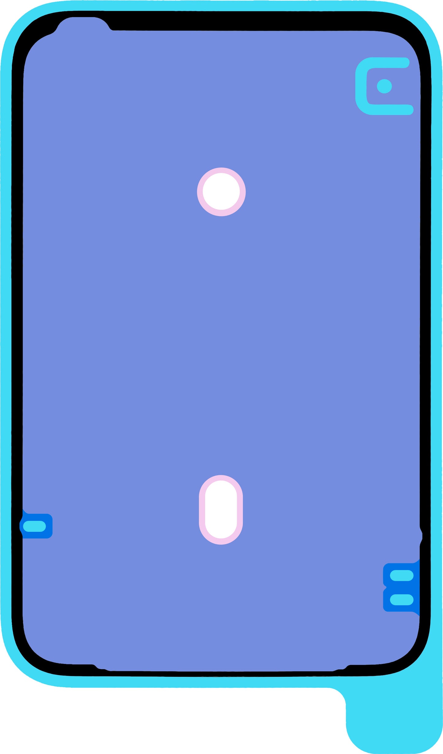 Lepak za poklopac baterije Apple iPhone 17 Pro Max, Service Pack 923-12859