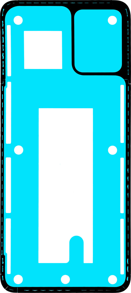 Lepak za poklopac baterije Motorola Moto E13, Service Pack 5D78C23203