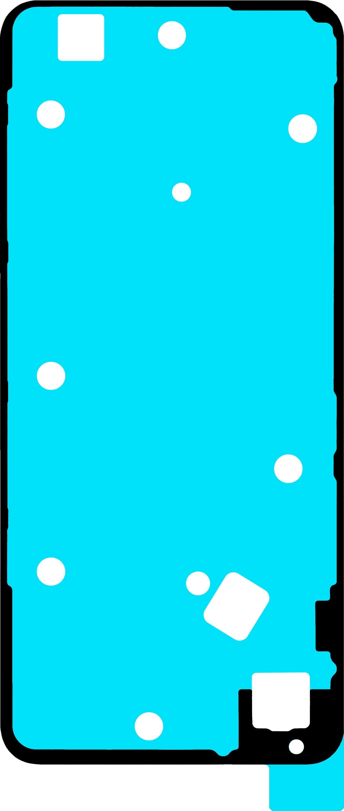 Lepak za poklopac baterije Realme C71, Service Pack 612717000735