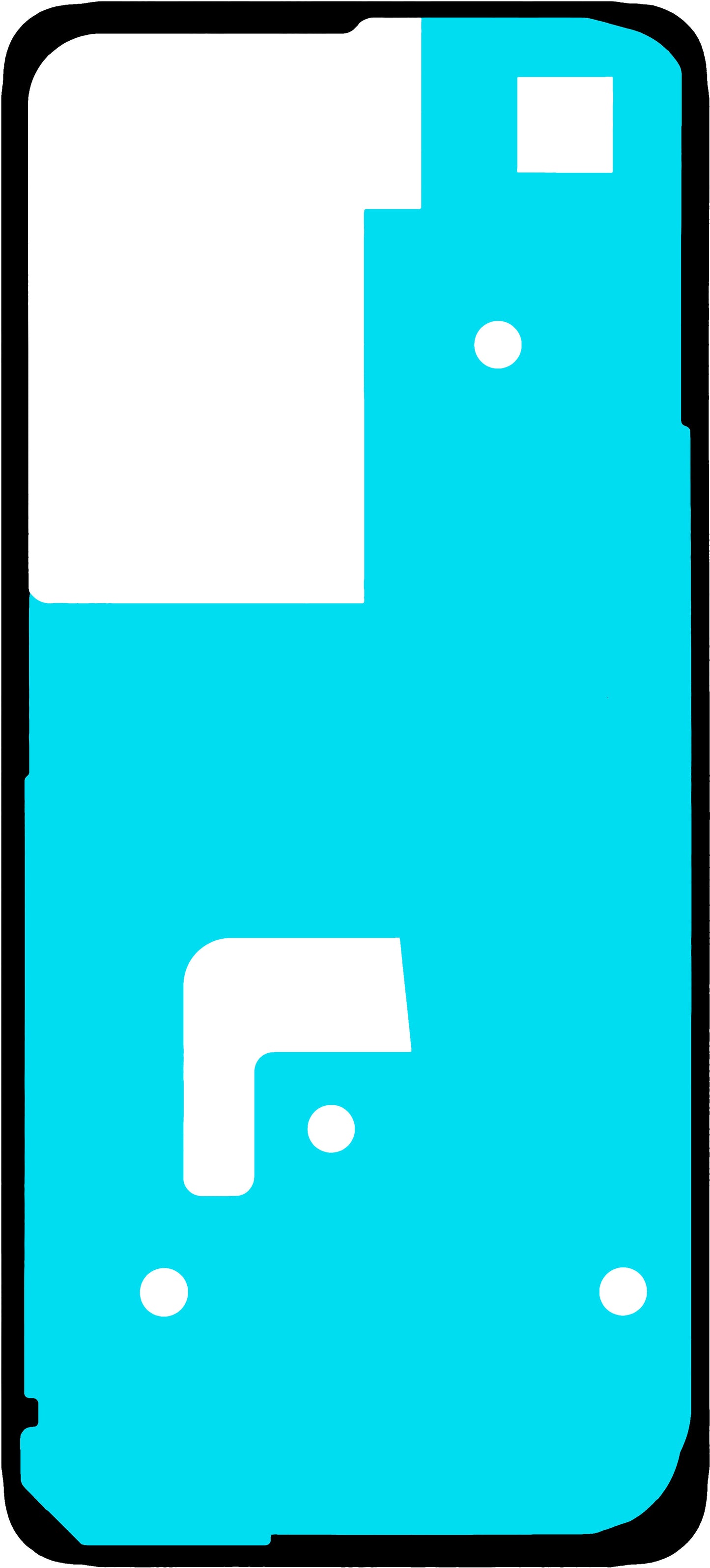 Lepak za poklopac baterije Realme 14x, Service Pack 612714001472