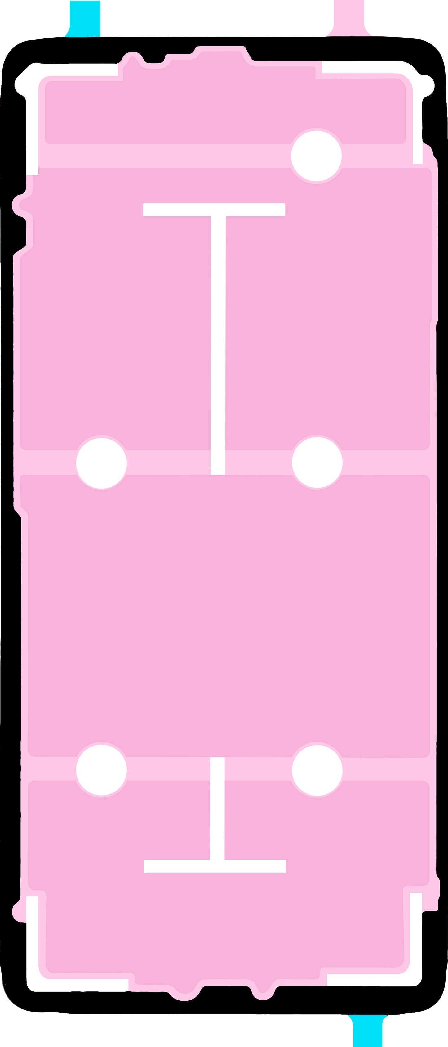 Lepak za poklopac baterije Realme GT 7, Service Pack 612717000517