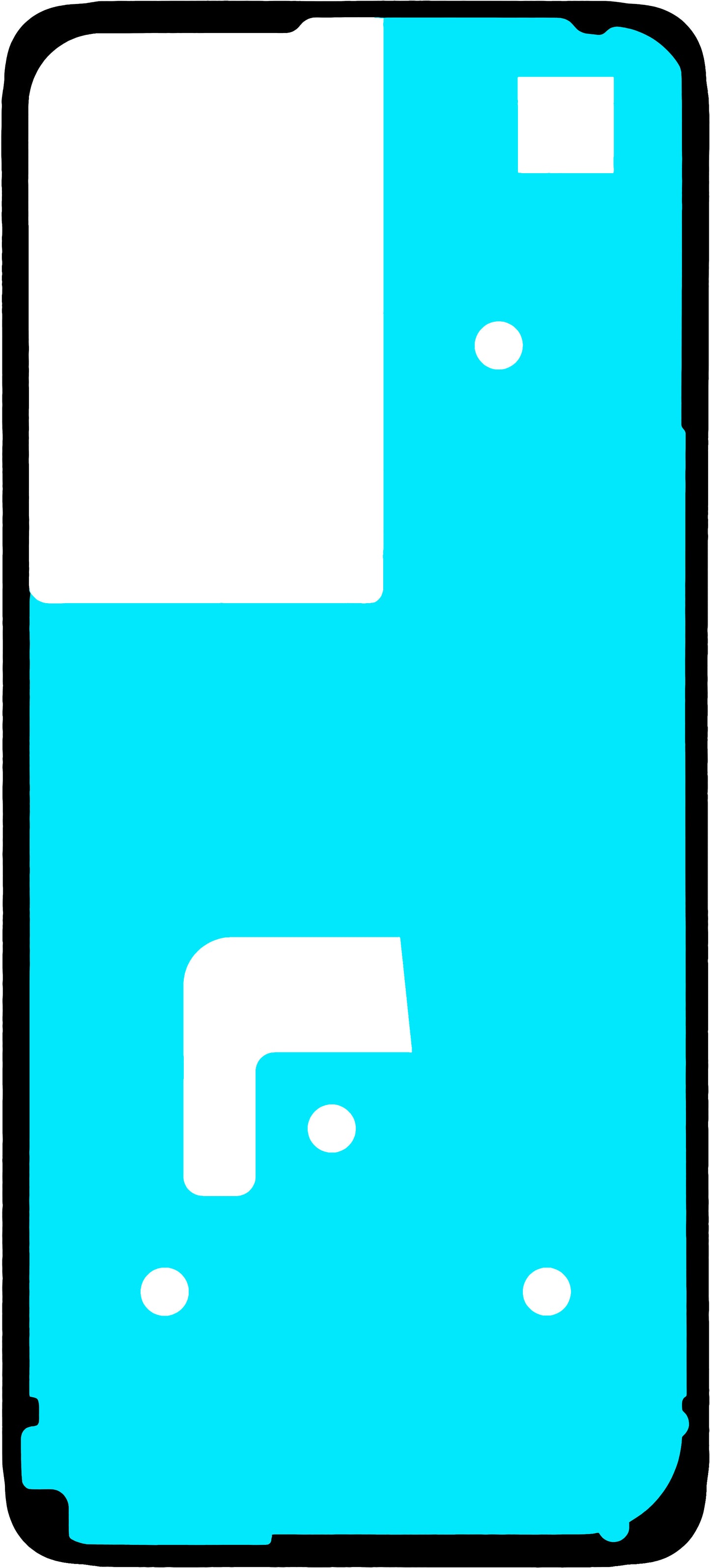 Lepak za poklopac baterije Realme C75, Service Pack 612714001225