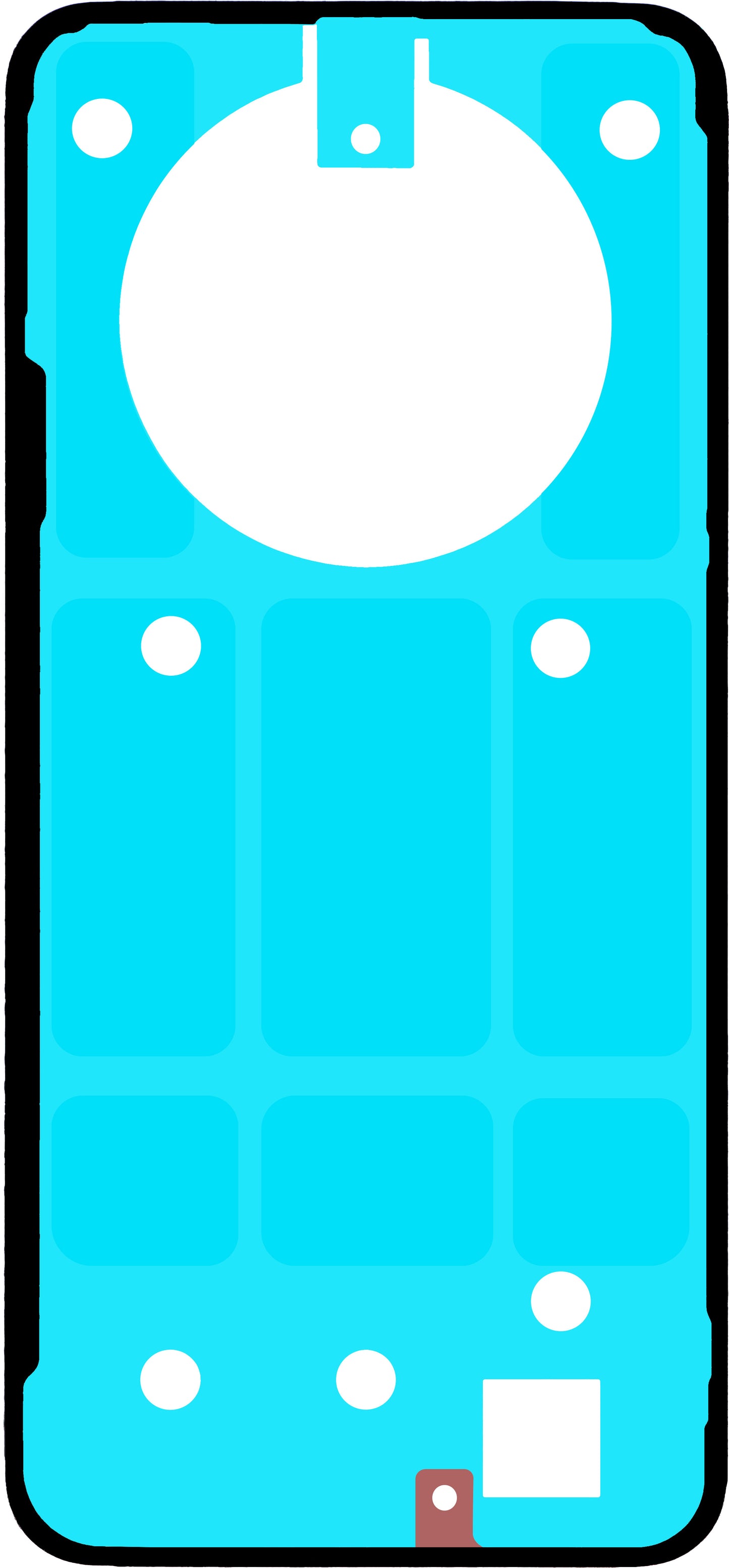 Lepak za poklopac baterije Realme 14 Pro+, Service Pack 612717000564