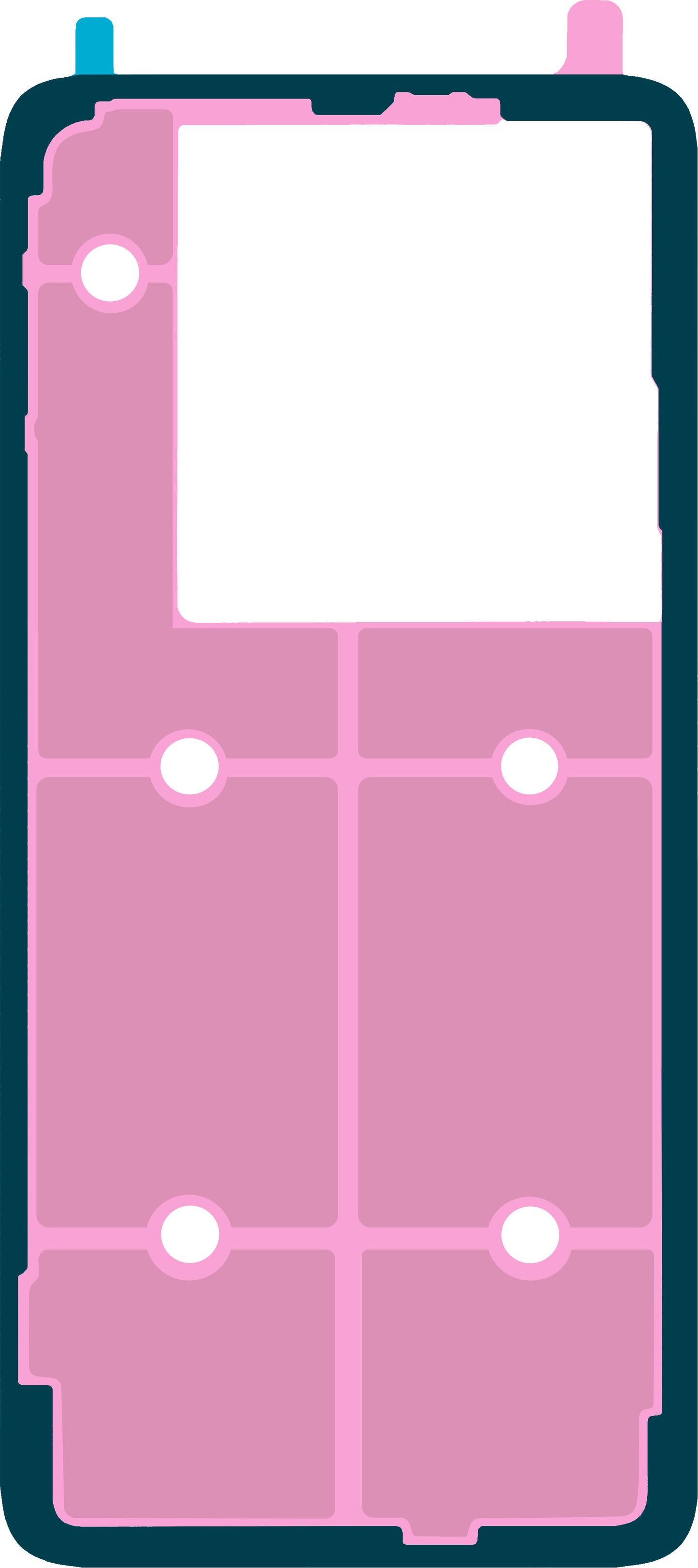 Lepak za poklopac baterije Realme GT 7 Pro, Service Pack 612717000435