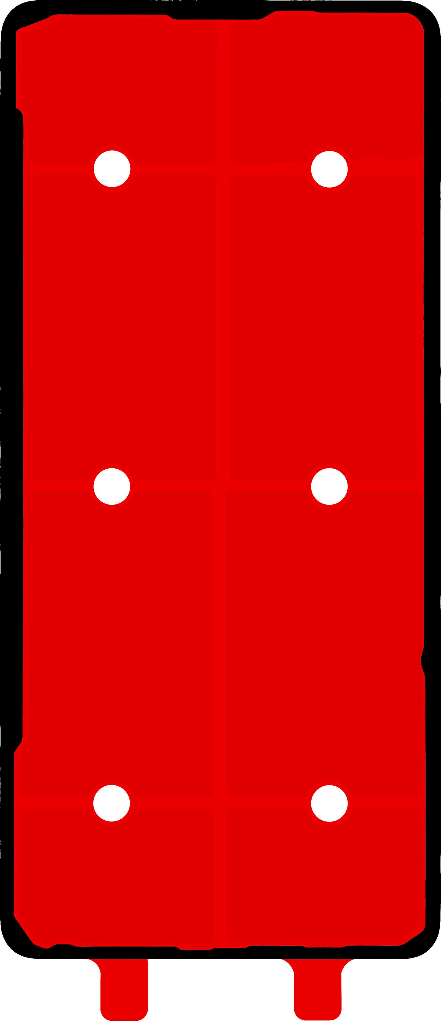 Lepak za poklopac baterije Realme GT 6T, Service Pack 612717000309