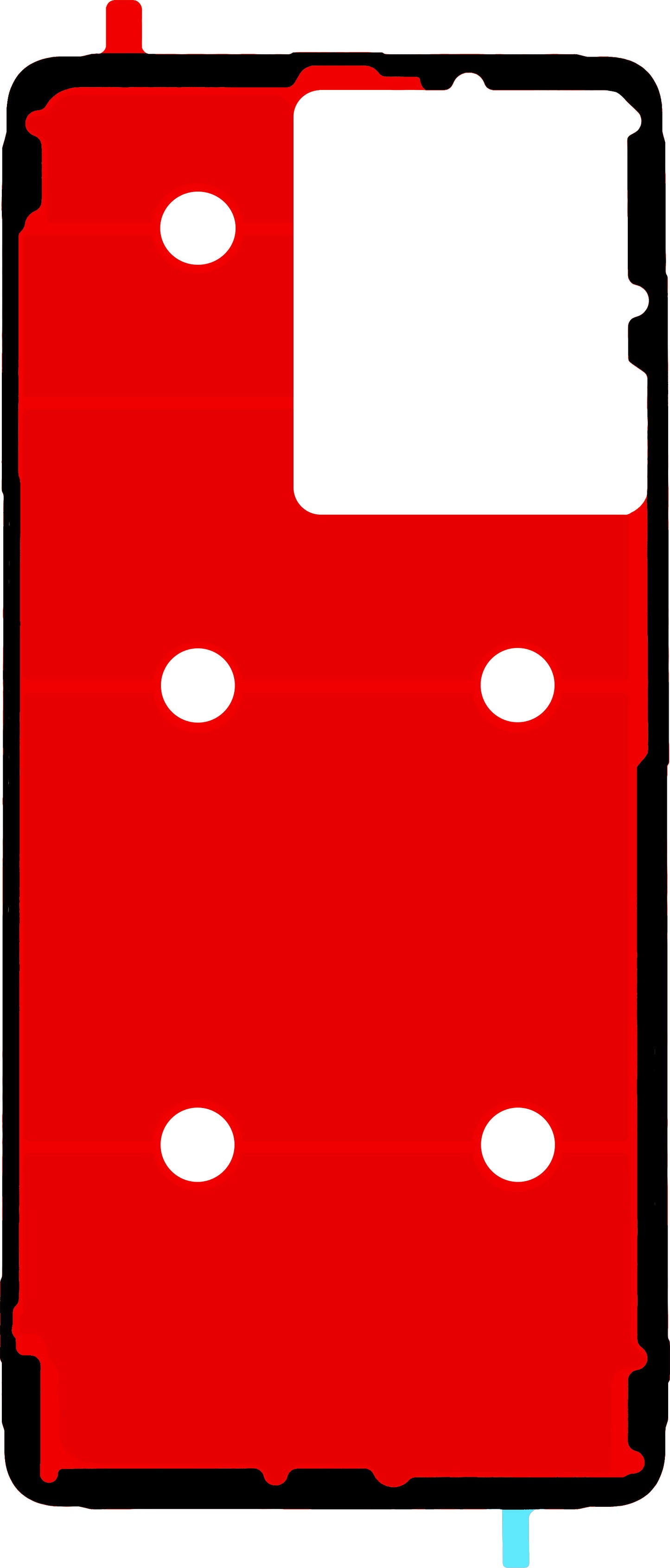 Lepak za poklopac baterije Realme GT 7T, Service Pack 612717000521