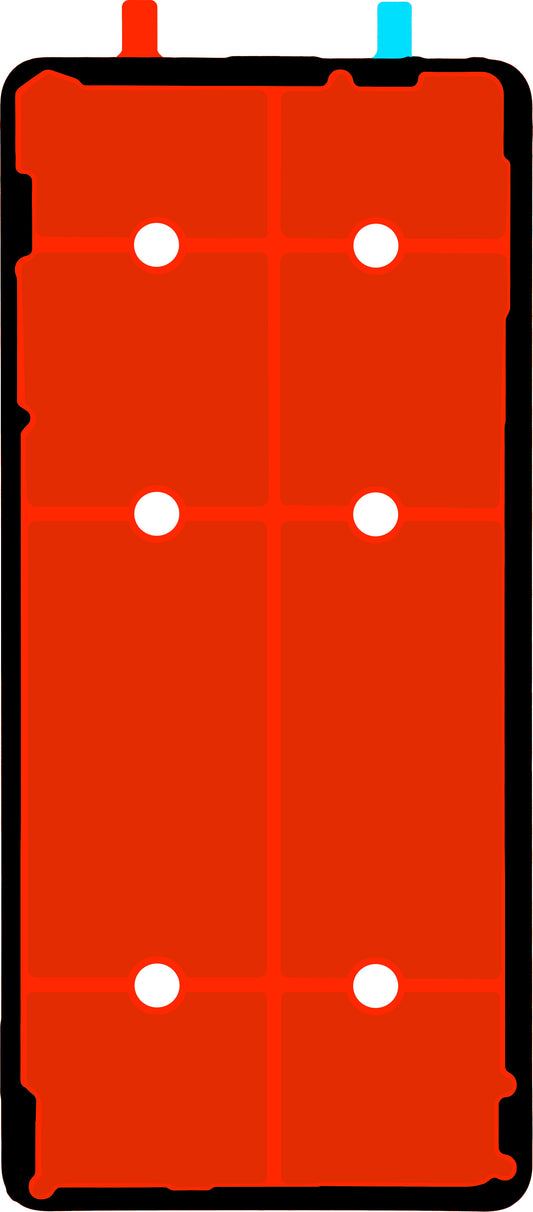 Lepak za poklopac baterije Realme GT 6, Service Pack 612717000253