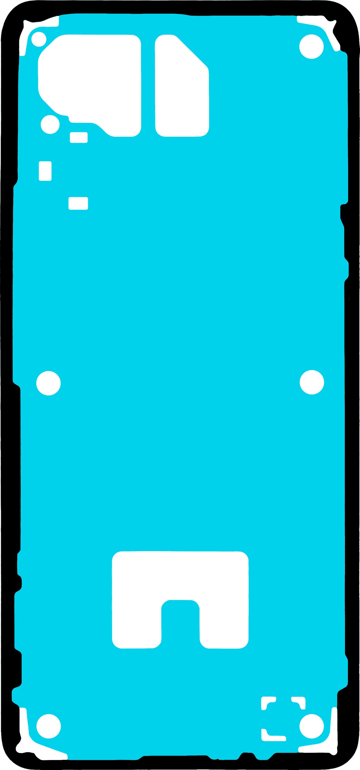 Lepak za poklopac baterije Realme 16 Pro+, Service Pack 612717000972