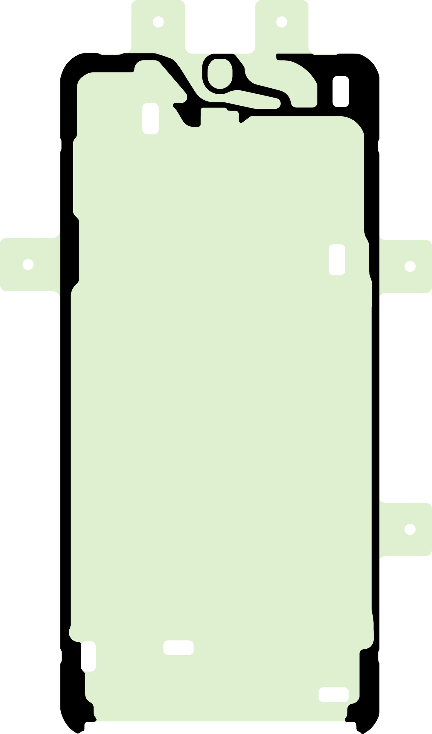 Lepak za ekran Samsung Galaxy S24+ S926, Service Pack GH81-24780A