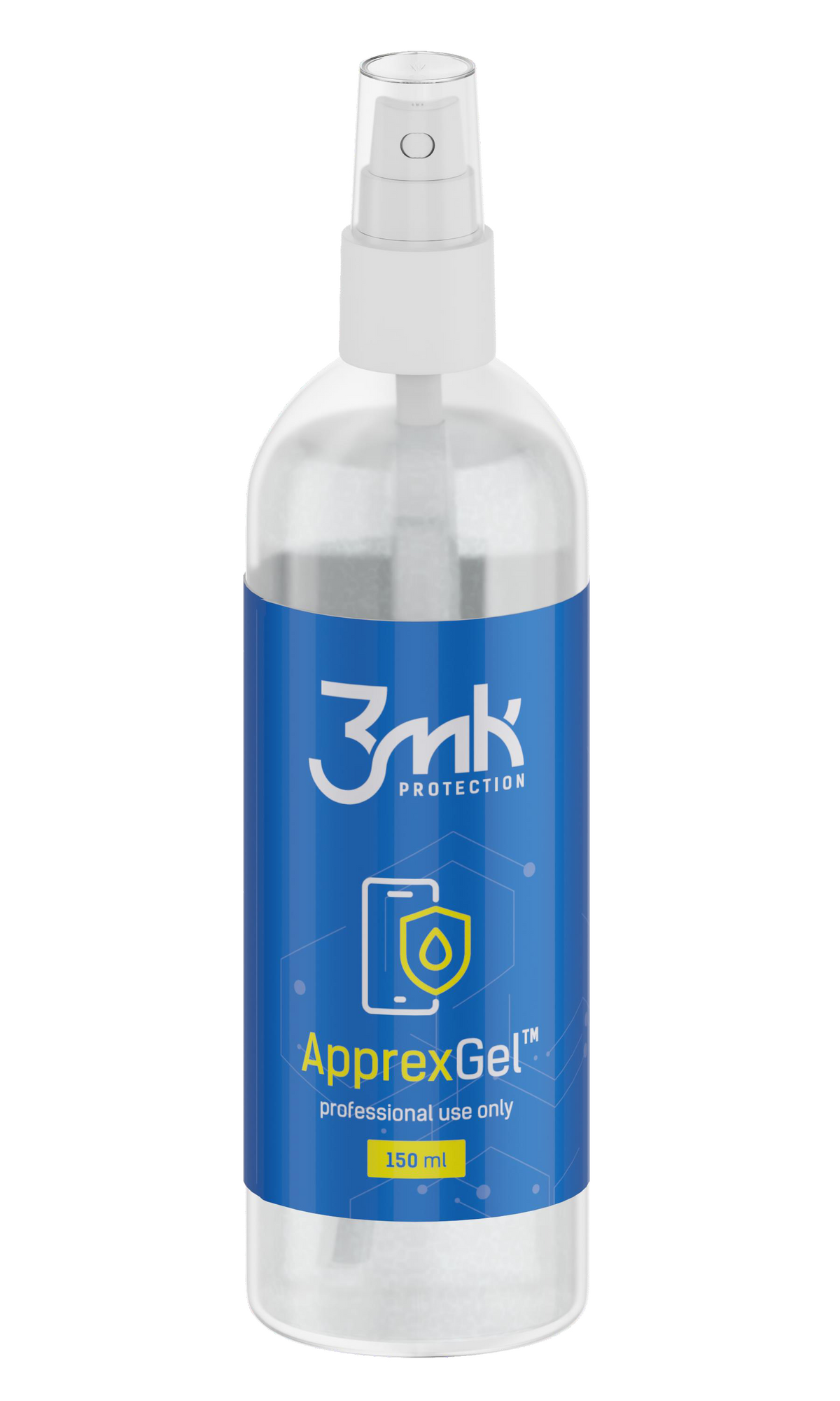 Gel rastvor 3MK ApprexGel za postavljanje zaštitne folije od plastike/silikona, 150 ml