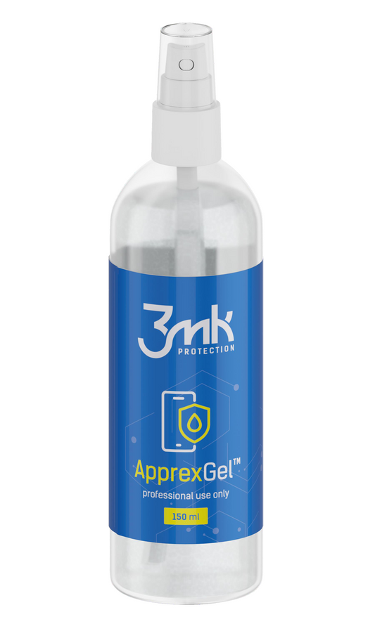 Gel rastvor 3MK ApprexGel za postavljanje zaštitne folije od plastike/silikona, 150 ml