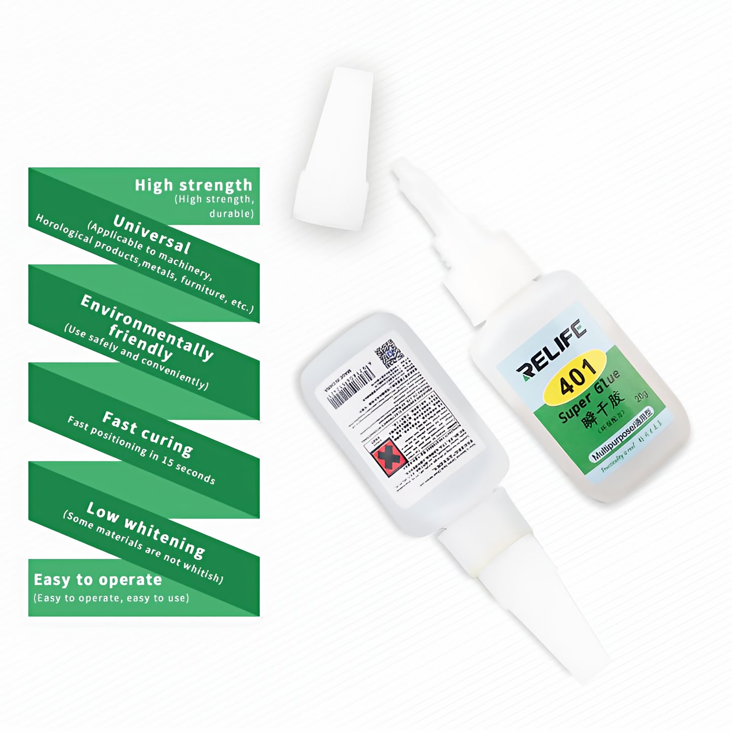 Tečni lepak Super Glue Relife RL-401, 20ml