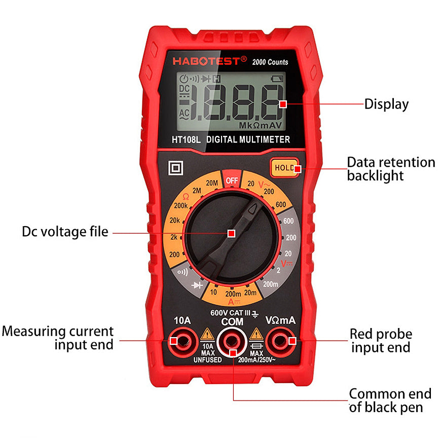 Digitalni merni uređaj Habotest HT108L