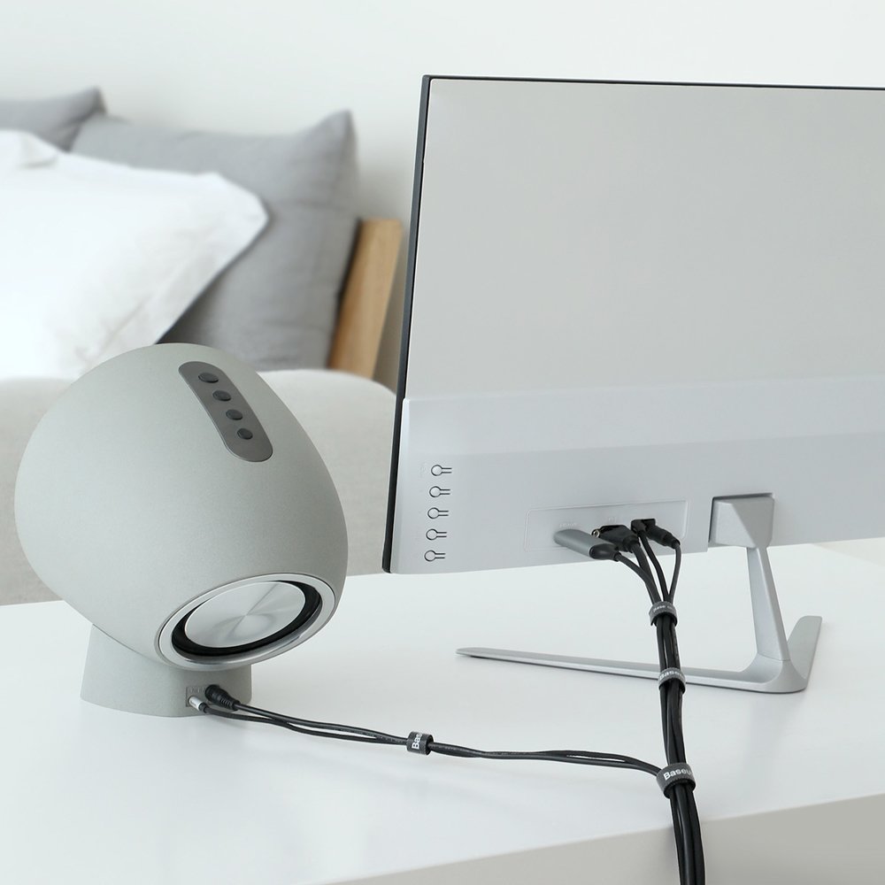 Organizator Kablova Baseus Circle, Velcro, 3m, Crni ACMGT-F01