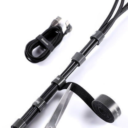 Organizator Kablova Baseus Circle, Velcro, 3m, Crni ACMGT-F01