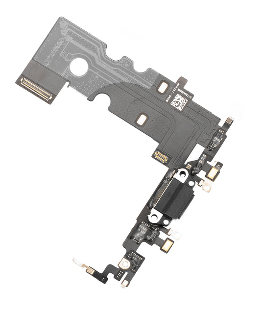 Traka s konektorom za punjenje - Mikrofon za Apple iPhone 8, Crna
