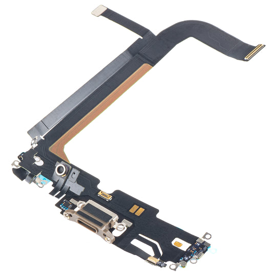 Traka s konektorom za punjenje - Mikrofon Apple iPhone 13 Pro Max, Zlatna