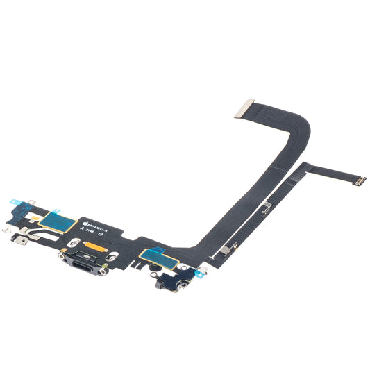 Headband with Charging Connector - Apple iPhone 13 Pro Max Microphone, Black 