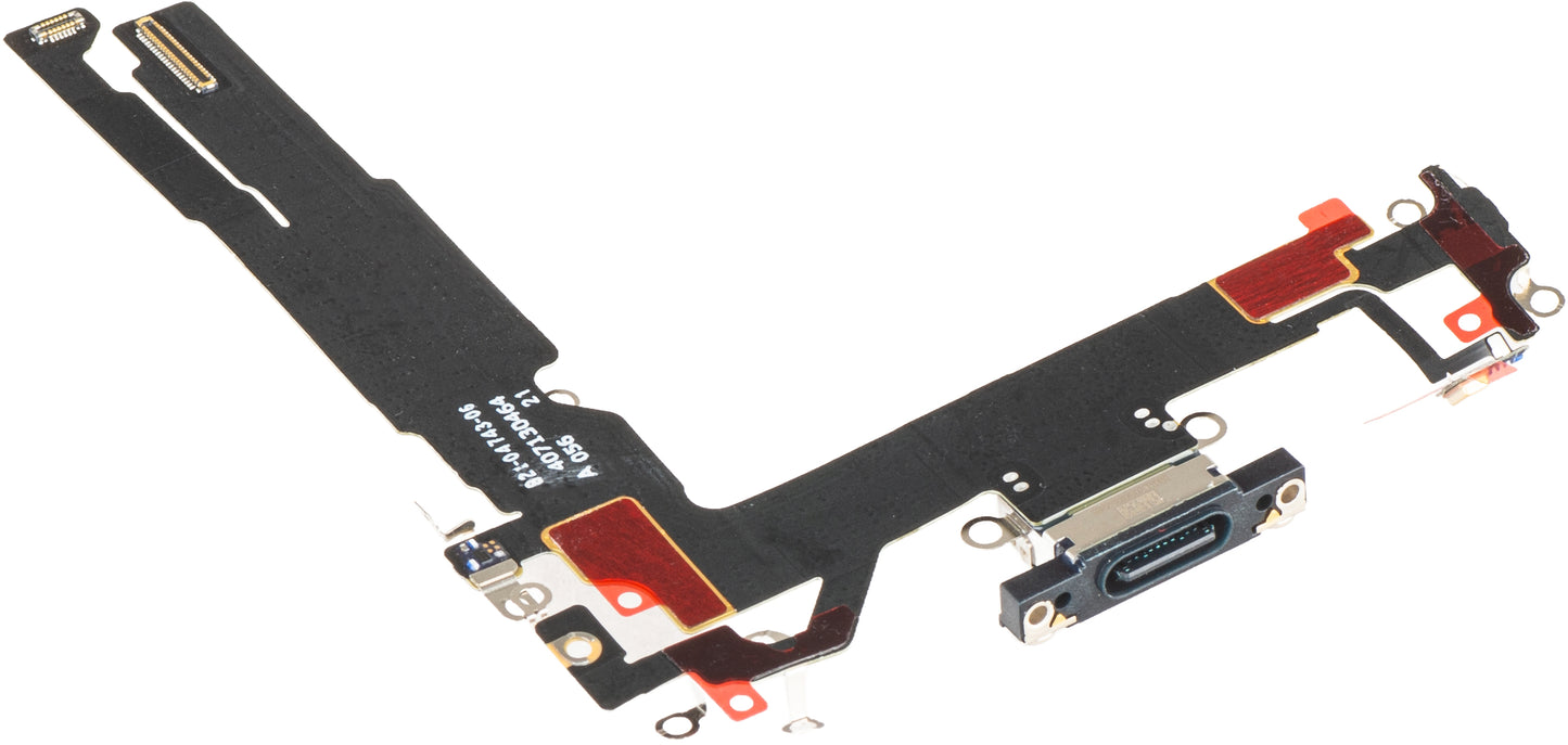 Traka sa Konektorom za Punjenje - Mikrofon Apple iPhone 16, Crna