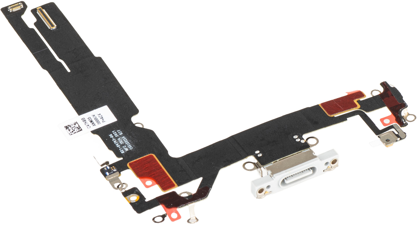 Traka sa Konektorom za Punjenje - Mikrofon Apple iPhone 16, Siva
