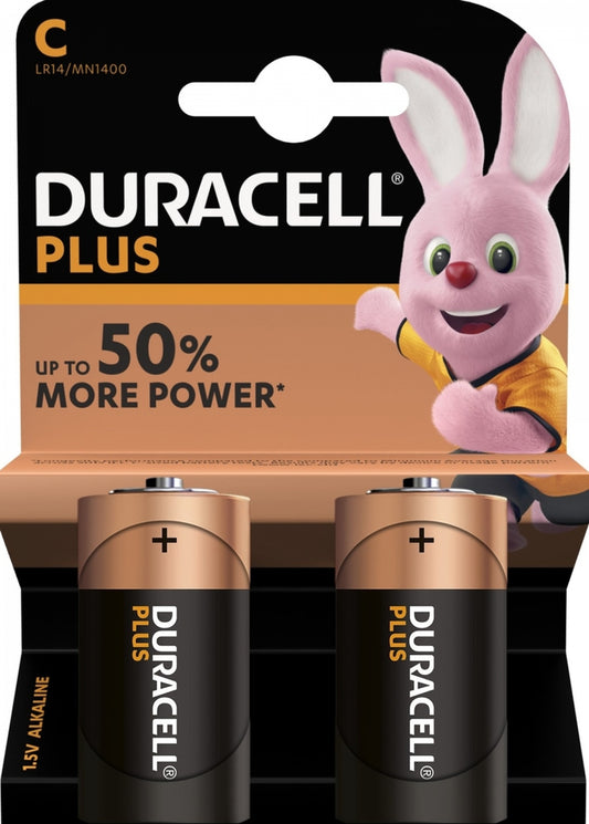 Baterija Duracell Plus, LR14, Set 2 komada