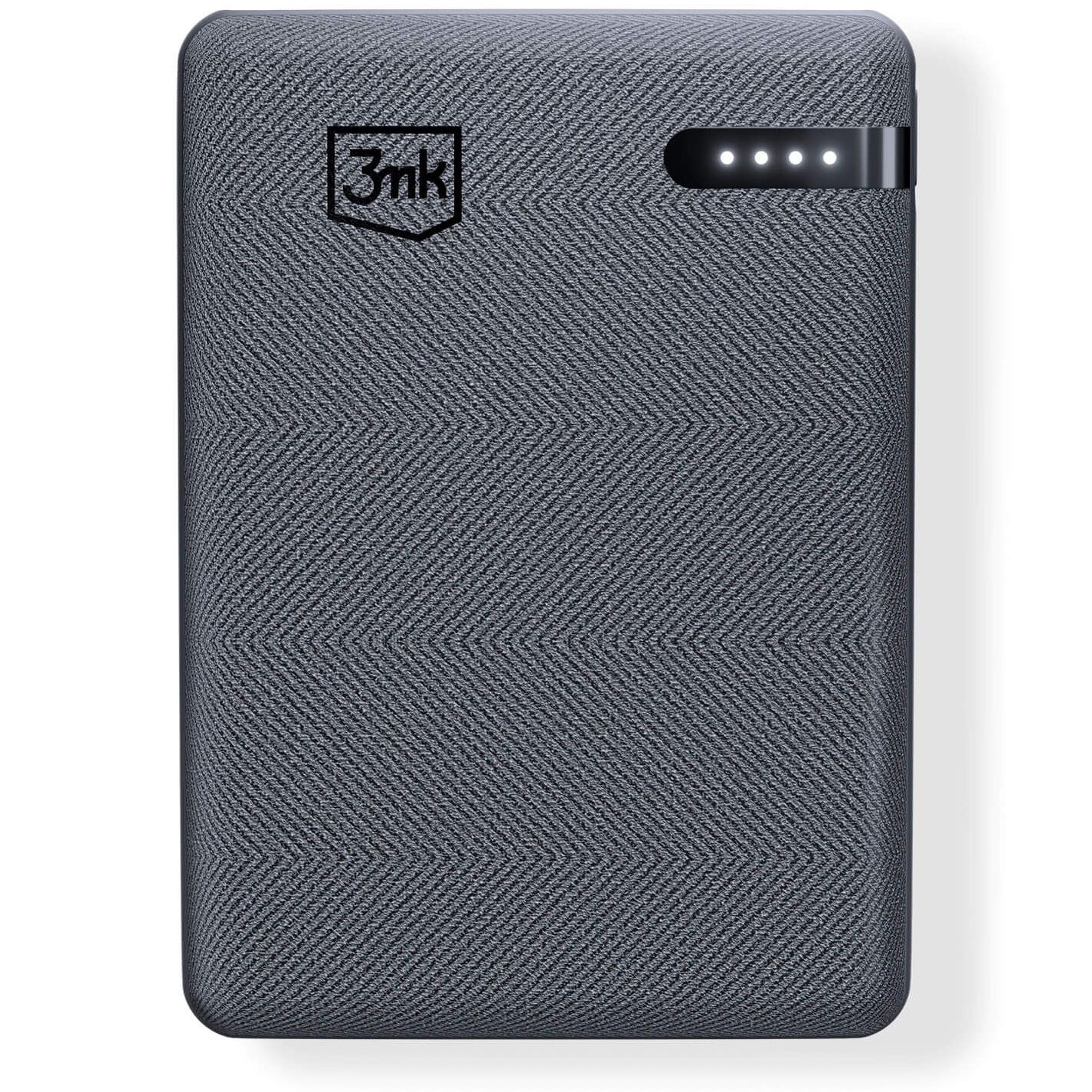 Eksterni punjač 3MK Pocket, 5000mAh, 12W, 1 x USB-C, Siva