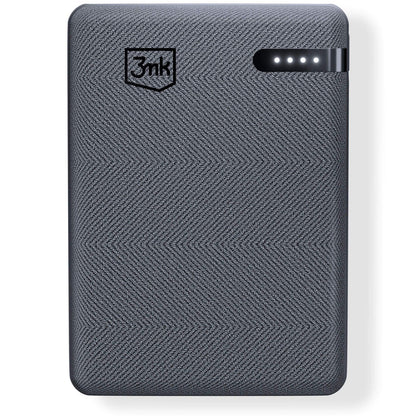 Eksterni punjač 3MK Pocket, 5000mAh, 12W, 1 x USB-C, Siva