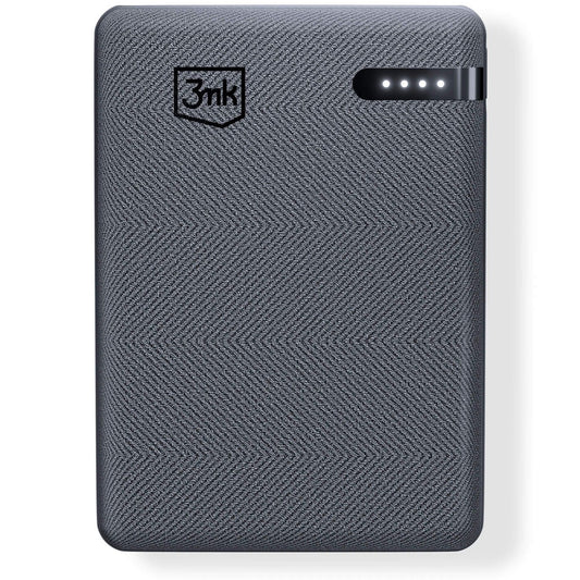 Eksterni punjač 3MK Pocket, 5000mAh, 12W, 1 x USB-C, Siva