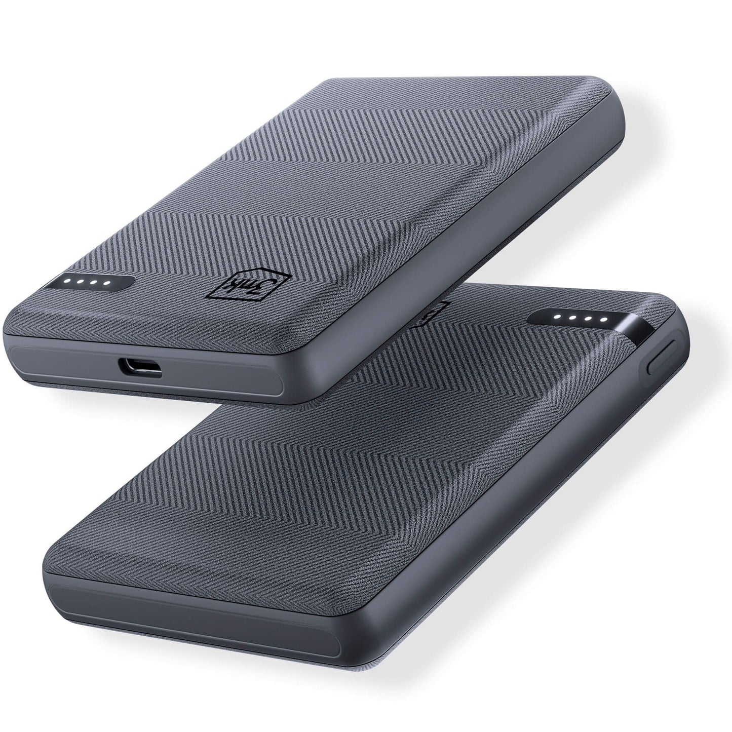 Eksterni punjač 3MK Pocket, 5000mAh, 12W, 1 x USB-C, Siva