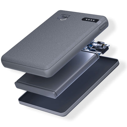 Eksterni punjač 3MK Pocket, 5000mAh, 12W, 1 x USB-C, Siva