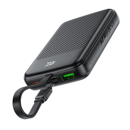Spoljna baterija Acefast M13, 10000mAh, 22.5W, QC + PD, 1 x USB-A - 2 x USB-C, Crna.