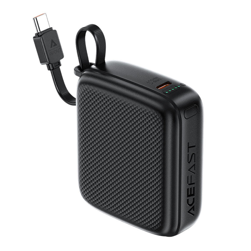Spoljna baterija Acefast M15, 10000mAh, 20W, PD, 2 x USB-C, Crna