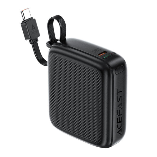 Spoljna baterija Acefast M15, 10000mAh, 20W, PD, 2 x USB-C, Crna
