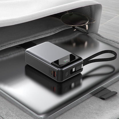 Spoljna baterija Acefast M21, 20000mAh, 65W, QC + PD, 1 x USB-A - 2 x USB-C, Crna