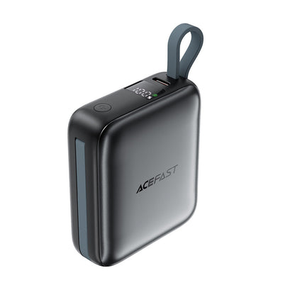 Spoljna baterija Acefast M23, 10000mAh, 22.5W, QC + PD, 1 x Lightning - 2 x USB-C, Siva