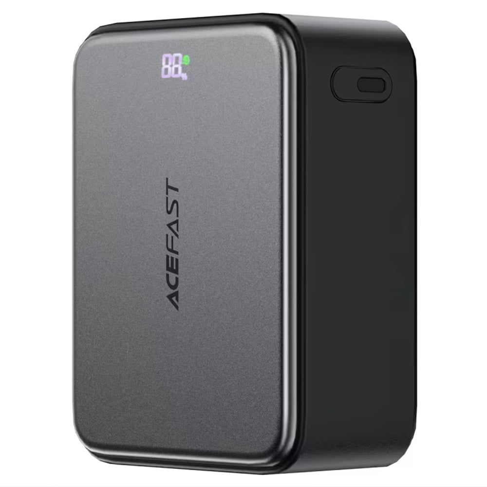 Eksterna baterija Acefast M28, 10000mAh, 22.5W, QC + PD, 1 x USB-A - 2 x USB-C, Crna