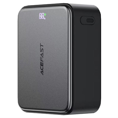 Eksterna baterija Acefast M28, 10000mAh, 22.5W, QC + PD, 1 x USB-A - 2 x USB-C, Crna