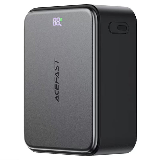Eksterna baterija Acefast M28, 10000mAh, 22.5W, QC + PD, 1 x USB-A - 2 x USB-C, Crna