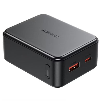 Eksterna baterija Acefast M28, 10000mAh, 22.5W, QC + PD, 1 x USB-A - 2 x USB-C, Crna