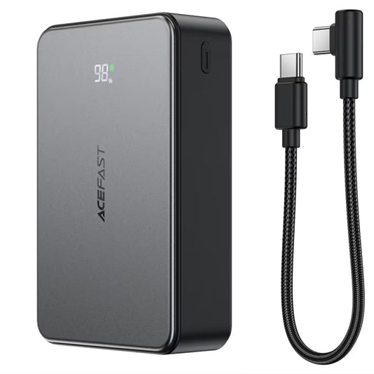 Spoljna baterija Acefast M29, 20000mAh, 22.5W, QC + PD, 1 x USB-A - 2 x USB-C, Crna