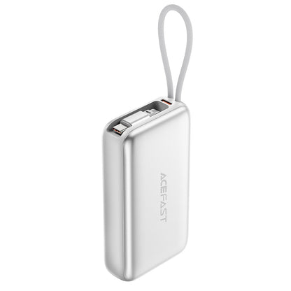 Spoljna baterija Acefast M32, 10000mAh, 35W, PD, 2 x USB-C, Srebrna