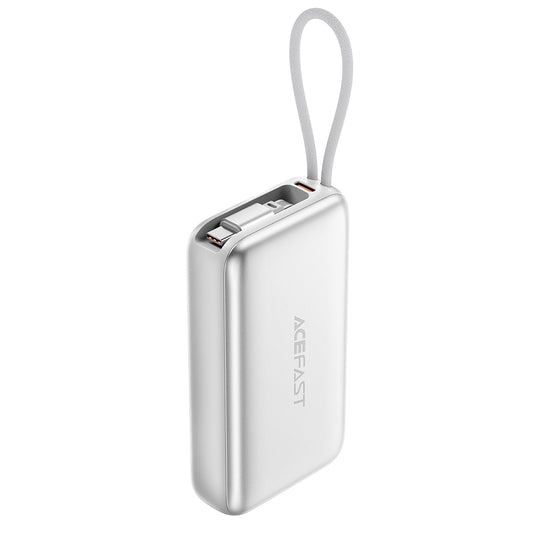 Spoljna baterija Acefast M32, 10000mAh, 35W, PD, 2 x USB-C, Srebrna