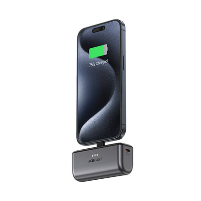 Eksterni punjač Acefast M9, 5000mAh, 20W, PD, 2 x USB-C, Crna