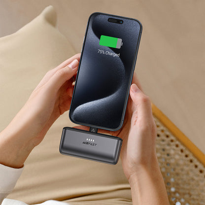 Eksterni punjač Acefast M9, 5000mAh, 20W, PD, 2 x USB-C, Crna
