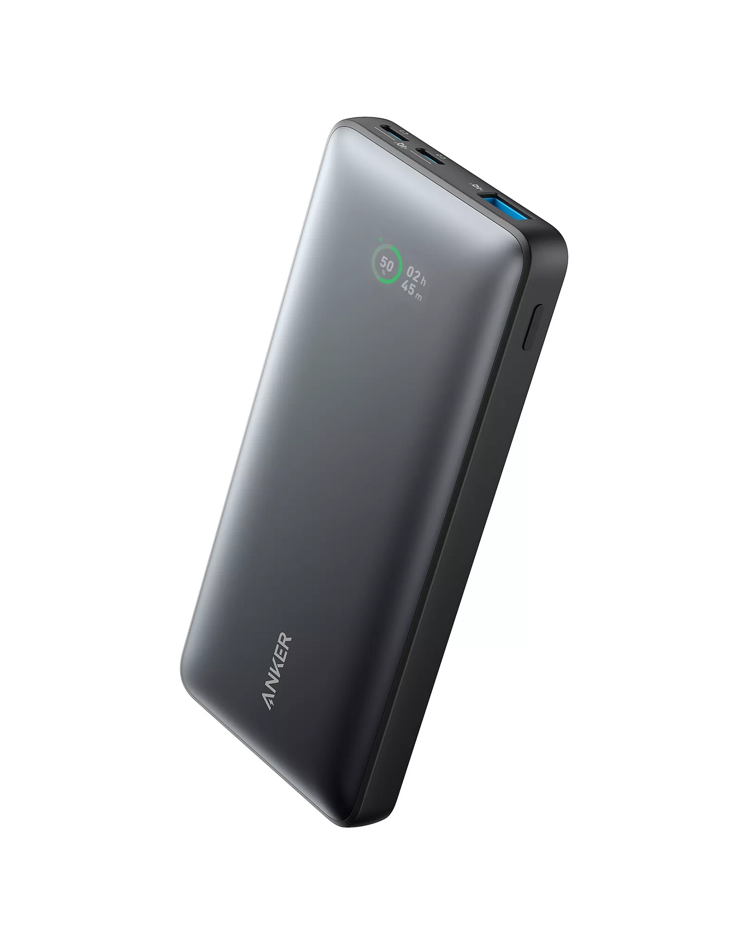 Eksterna baterija Anker 533 PowerCore, 10000mAh, 25W, QC + PD, 1 x USB-A - 2 x USB-C, Crna A1249G11