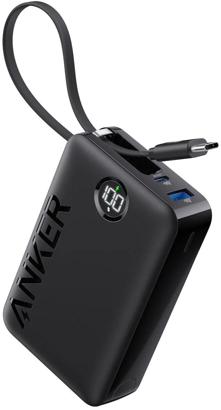 Eksterna baterija Anker PowerCore 335, 20000mAh, 22.5W, QC + PD, 1 x USB-A - 2 x USB-C, Crna A1647G11