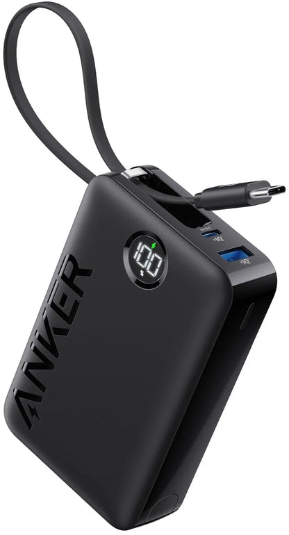 Eksterna baterija Anker PowerCore 335, 20000mAh, 22.5W, QC + PD, 1 x USB-A - 2 x USB-C, Crna A1647G11