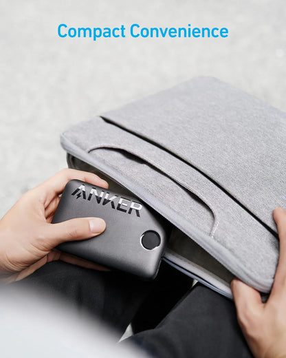 Eksterna baterija Anker PowerCore 335, 20000mAh, 22.5W, QC + PD, 1 x USB-A - 2 x USB-C, Crna A1647G11