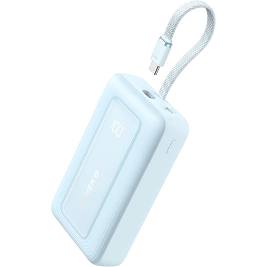 Spoljna baterija Anker Zolo, 20000mAh, 30W, QC + PD, 1 x USB-A - 2 x USB-C, Plava A1689031